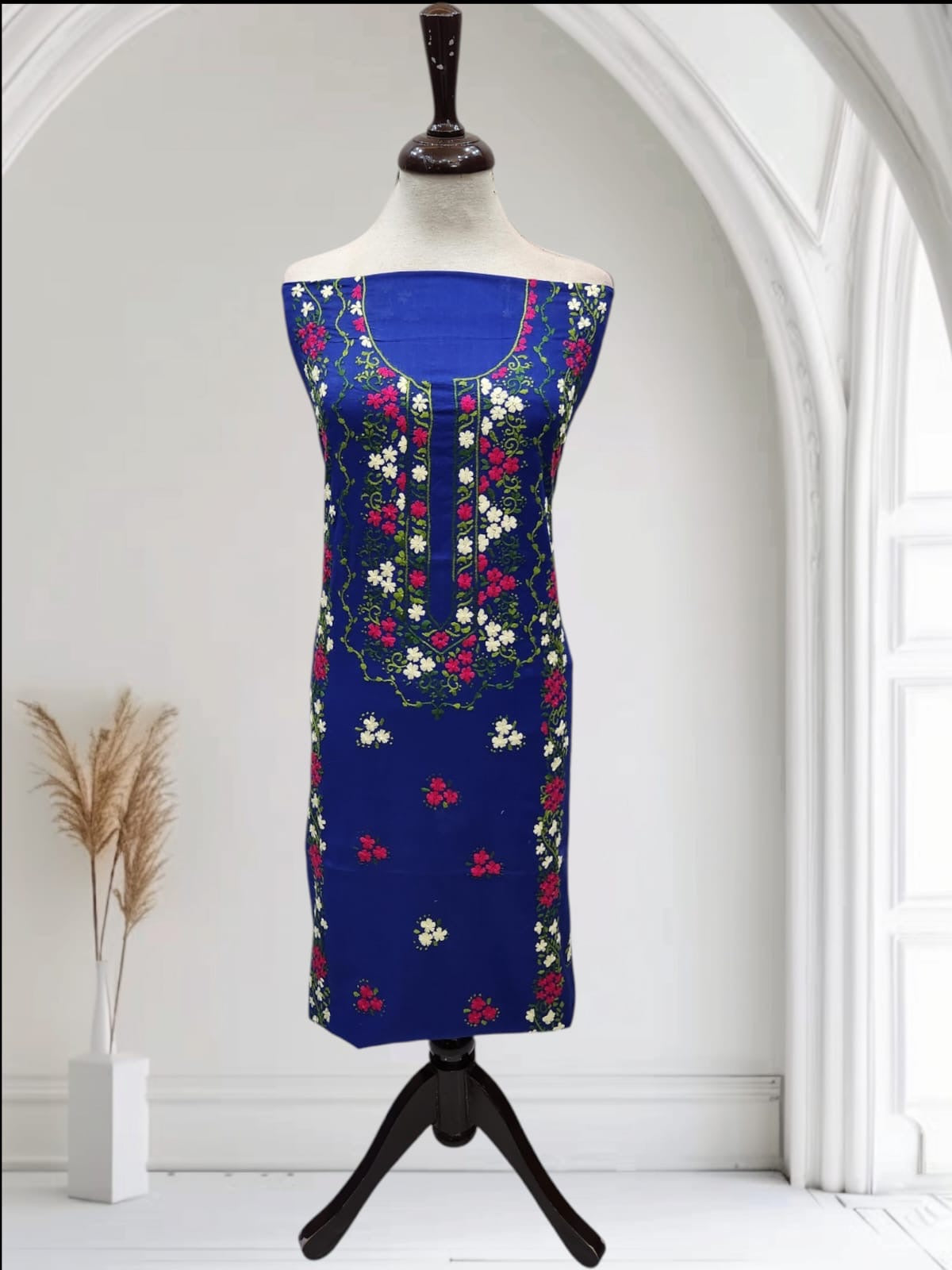 Lawn hand embroidered shirt
