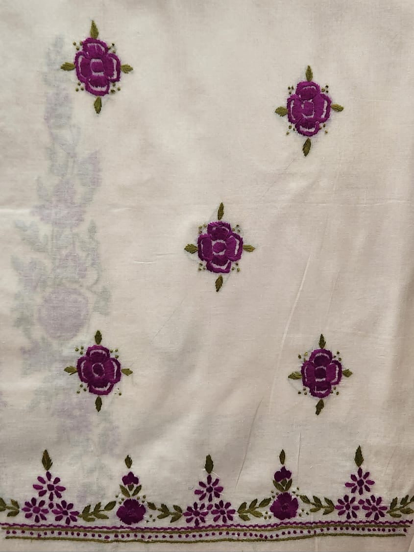 Lawn hand embroidered budget shirt