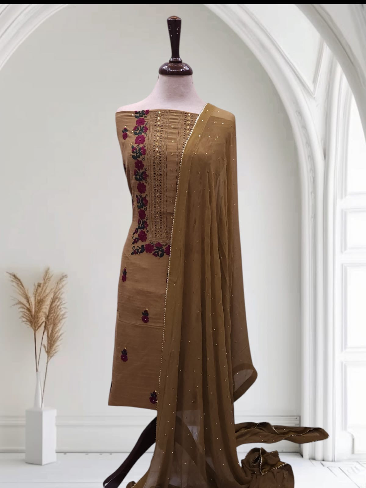 Rare Tarkashi Raw silk 2pc