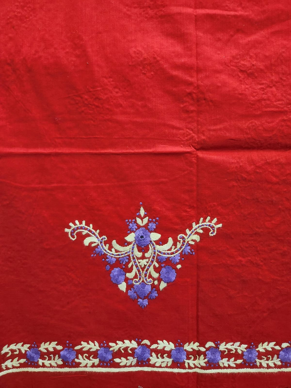 Lawn hand embroidered shirt