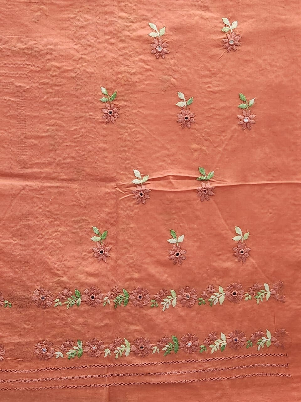 Tarkashi Lawn hand embroidered shirt