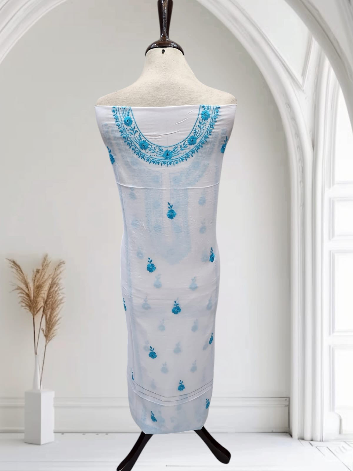 Most demanding lawn hand embroidered shirt