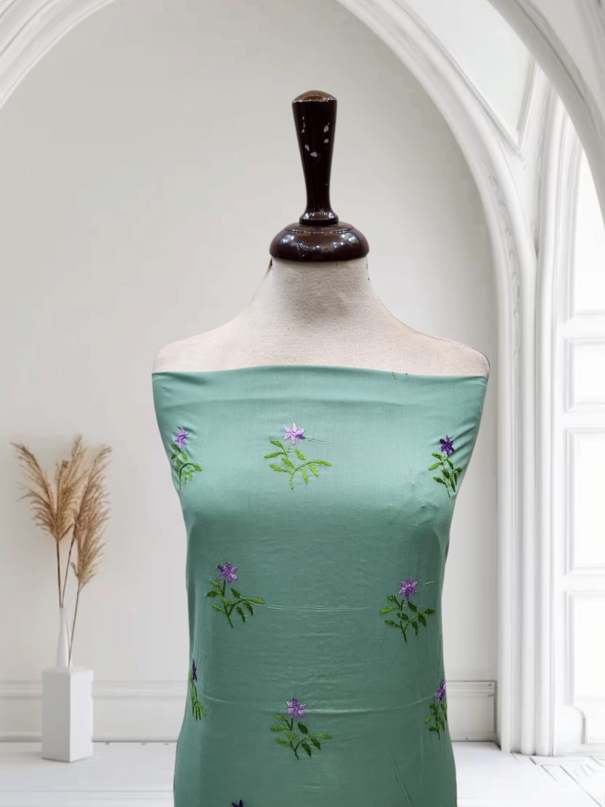 Lawn hand Embroidered shirt