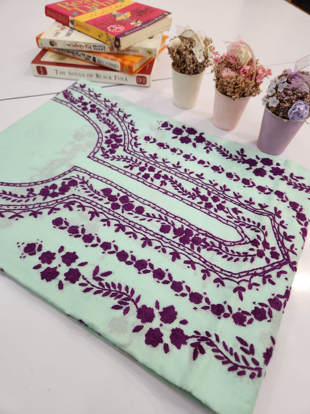 Lawn hand Embroidered Shirt