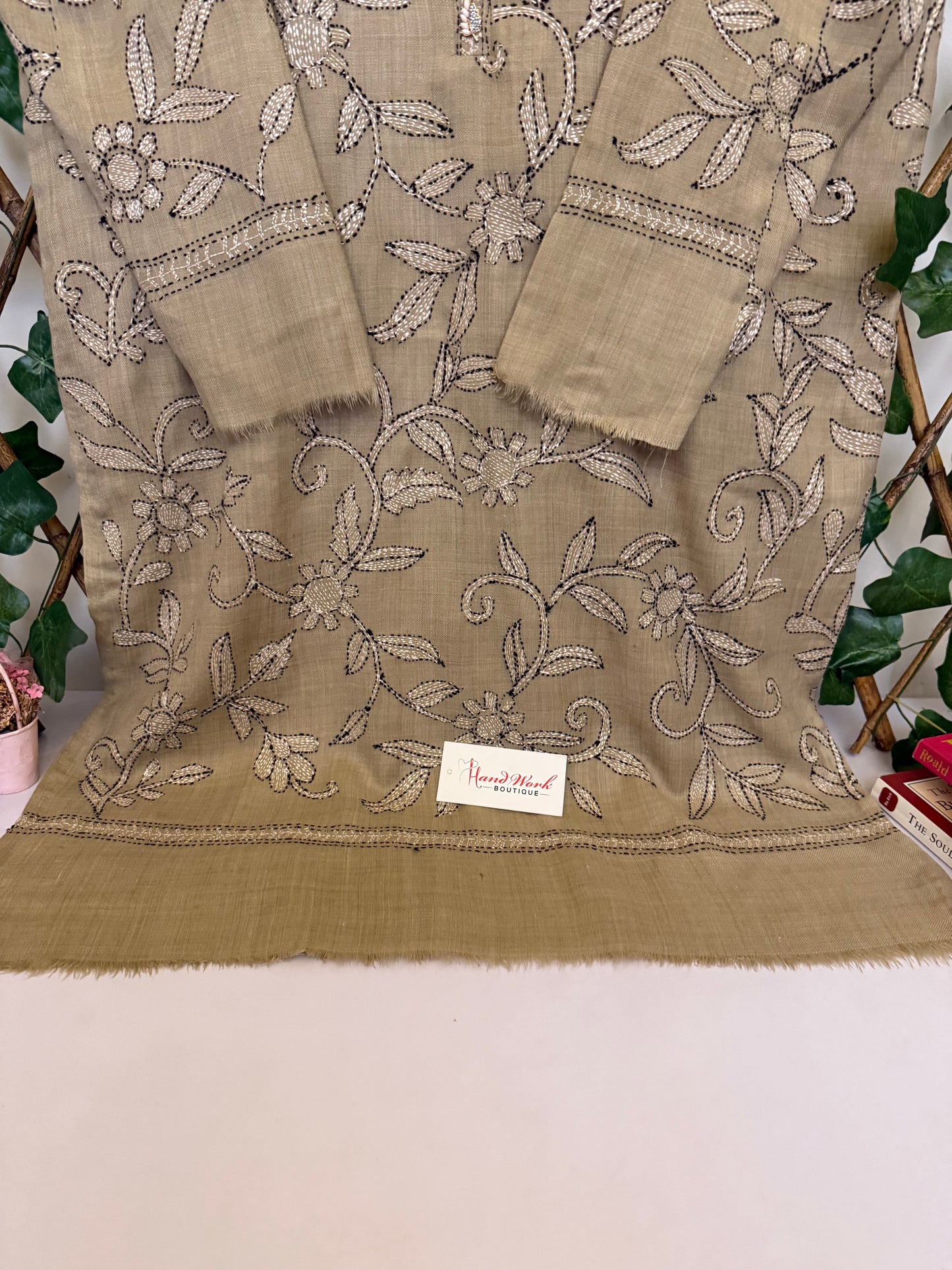 Pashmina kantha kurta size X-Large