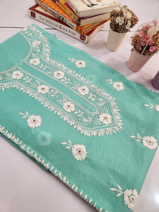 Most demanding lawn hand embroidered shirt