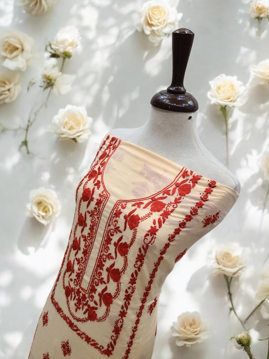 Handmade Embroidered Lawn Shirt