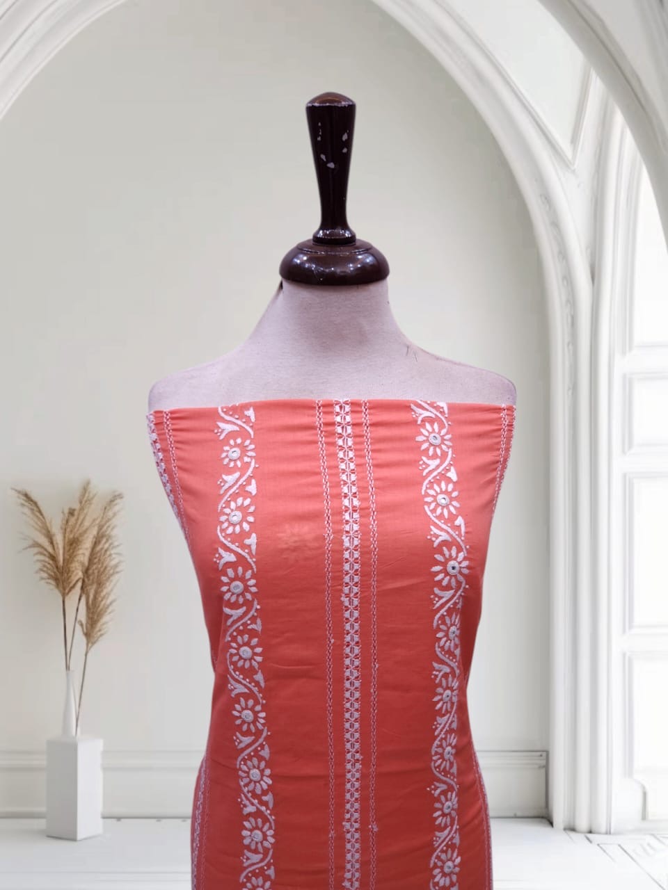 Tarkashi lawn hand embroidered shirt