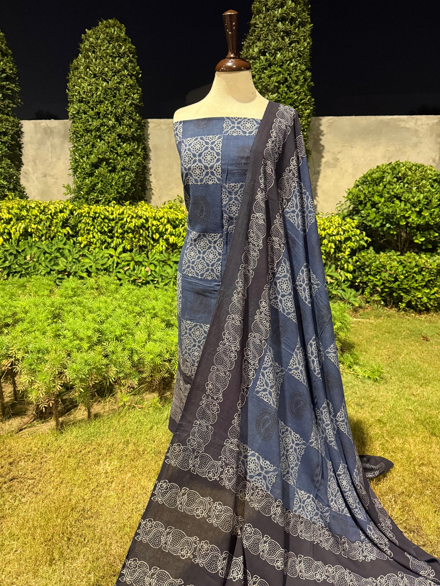 Lawn Natural Dyed shirt and dupatta