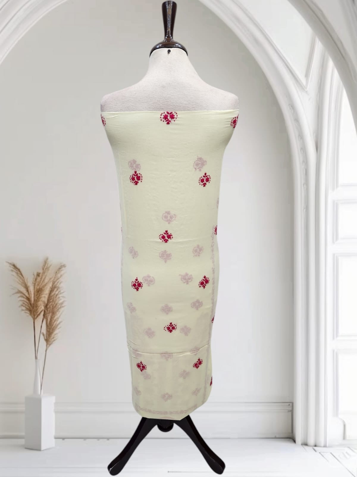 Lawn hand embroidered shirt