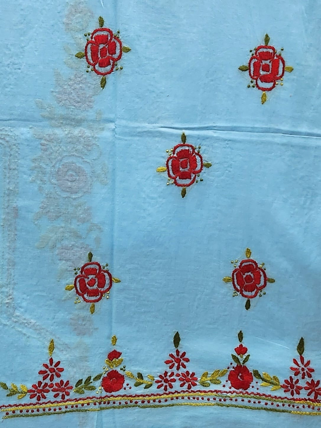 Lawn hand embroidered budget shirt