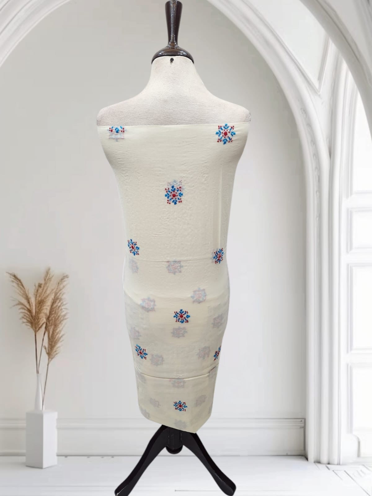 Lawn hand embroidered shirt