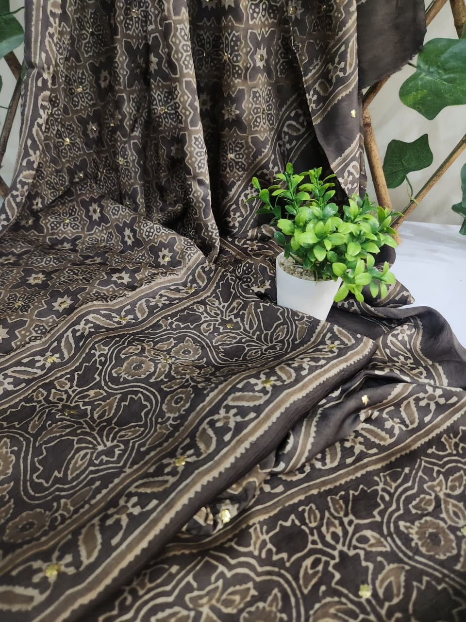 Premium Shahmooz Silk Mukesh suit