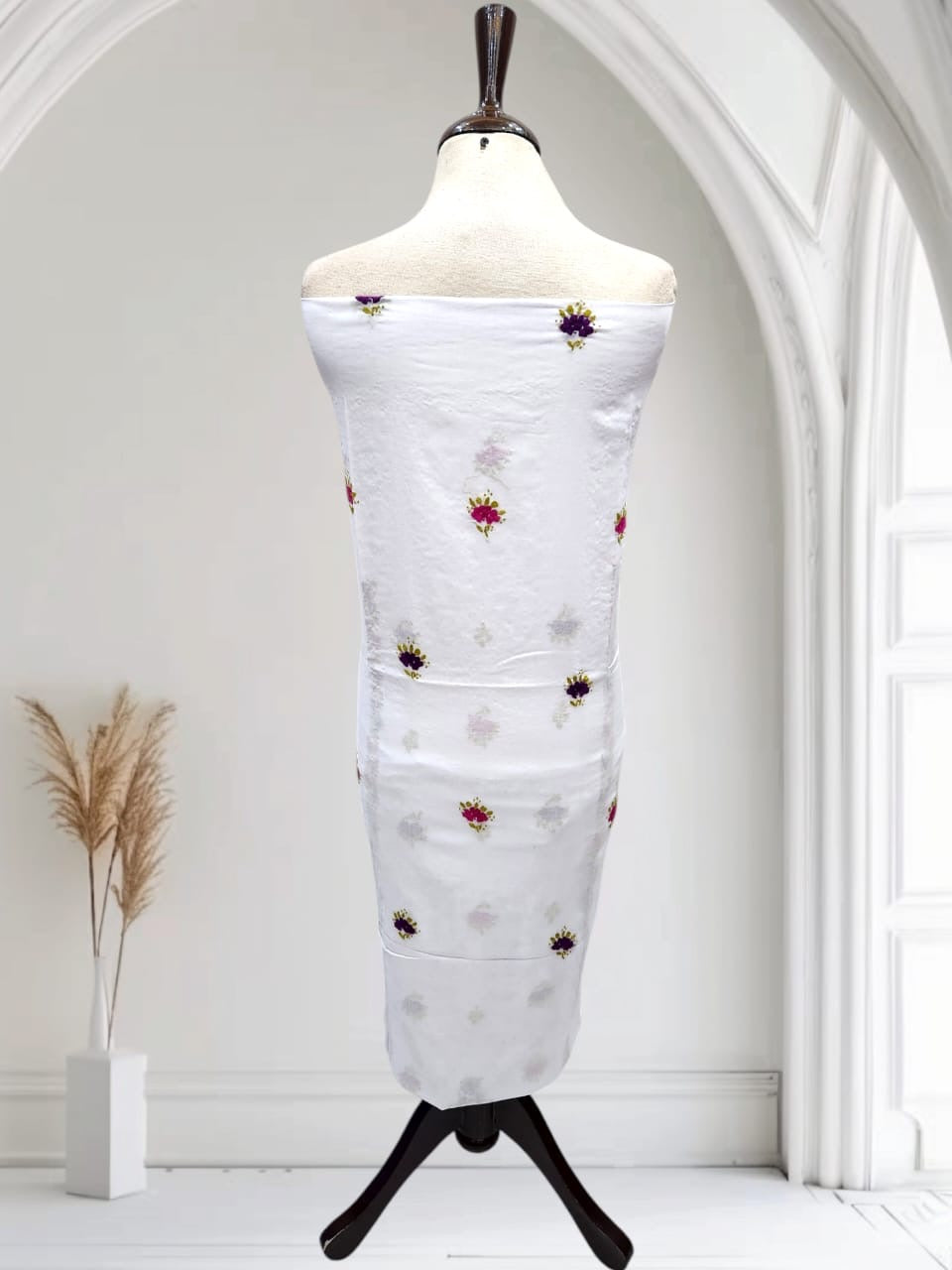 Lawn hand embroidered shirt