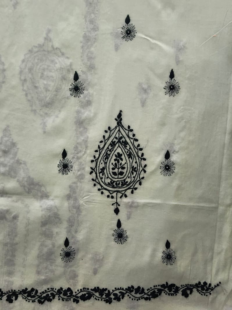 Most await lawn hand embroidered shirt