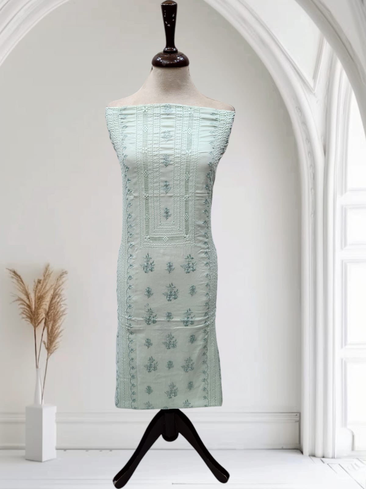 Tarkashi Lawn hand embroidered shirt