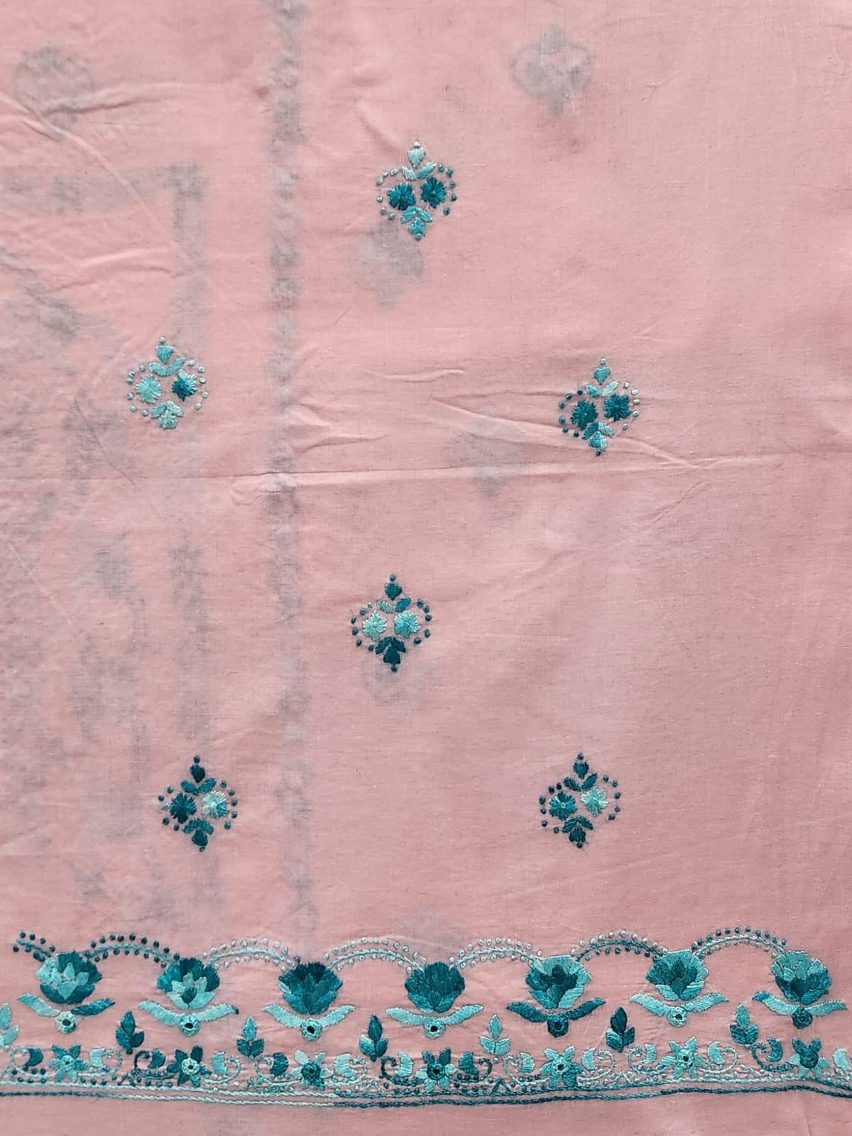 Lawn hand embroidered shirt