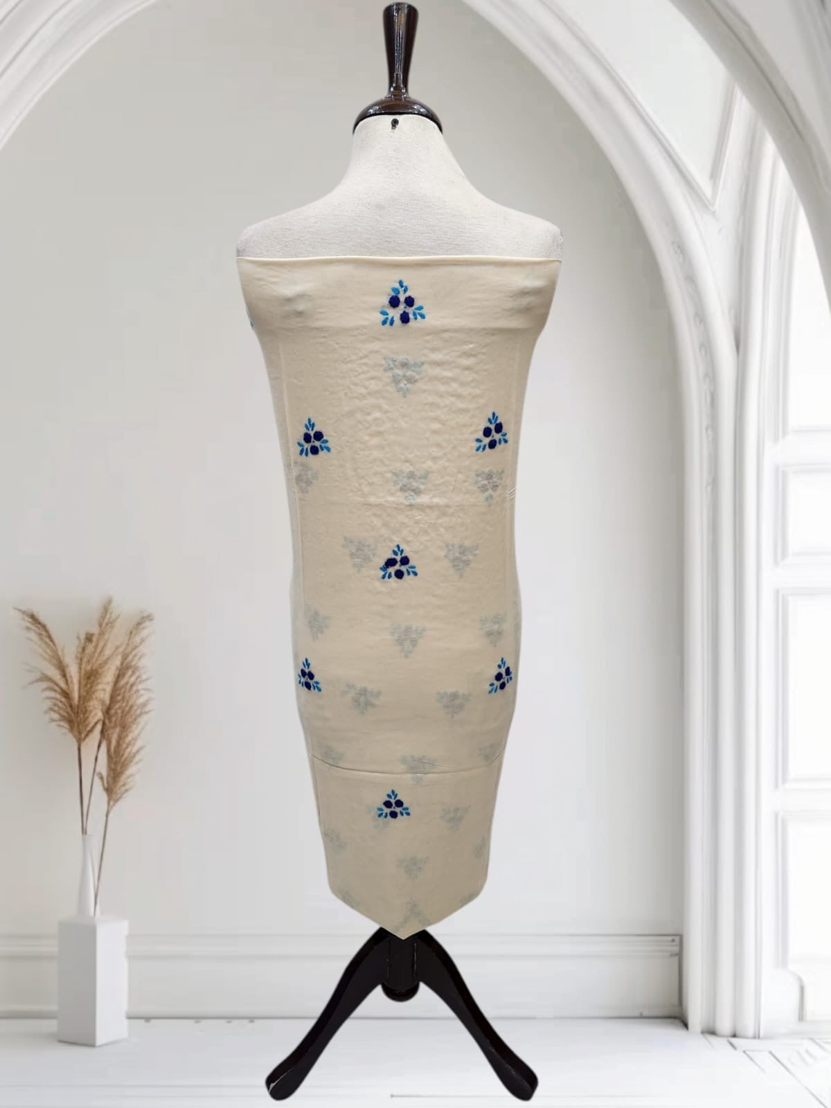 Lawn hand embroidered shirt