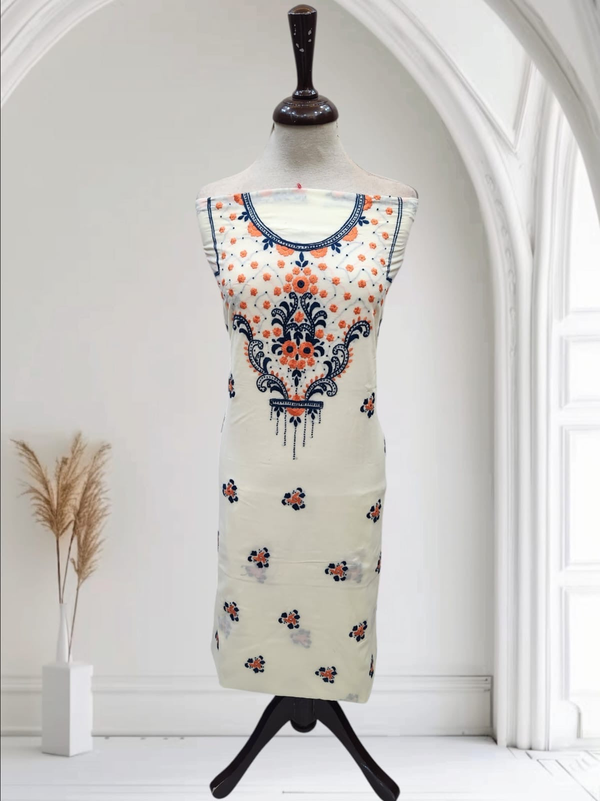 Special lawn hand embroidered shirt
