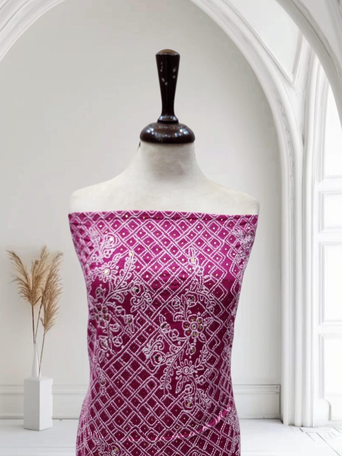 Chikankari Mukesh Lawn shirt