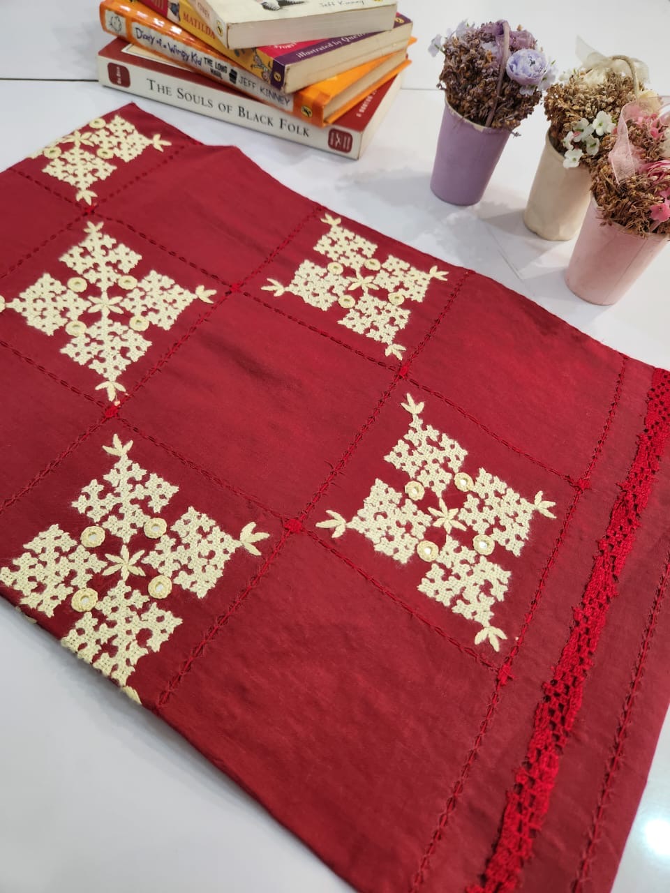 Tarkashi lawn hand embroidered shirt