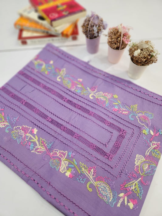 Fresh Lavender Tarkashi lawn Shirt