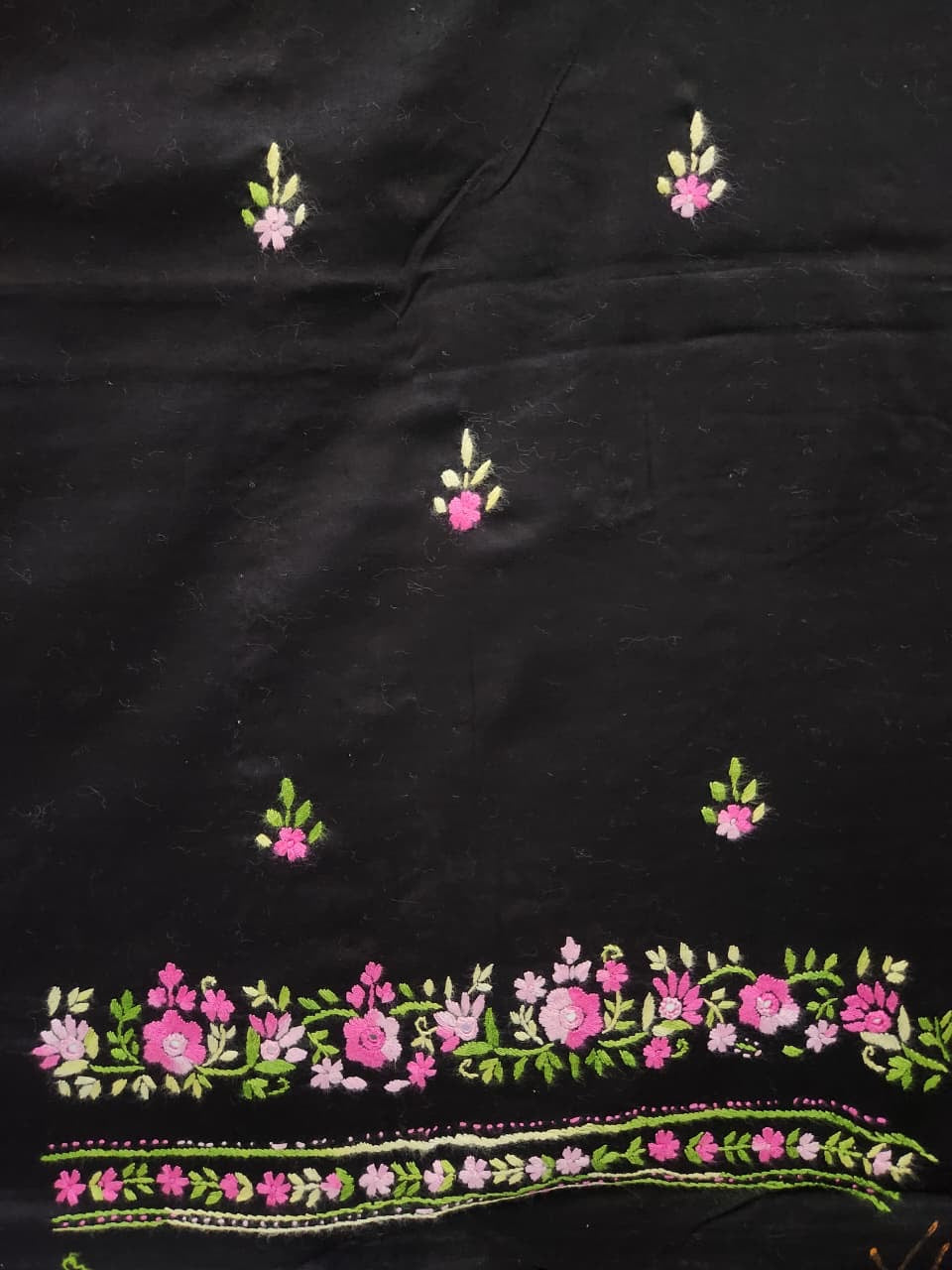 Premium lawn hand embroidered shirt