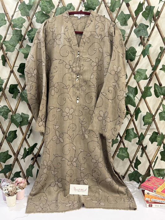 Pashmina Kantha Kurta size Medium