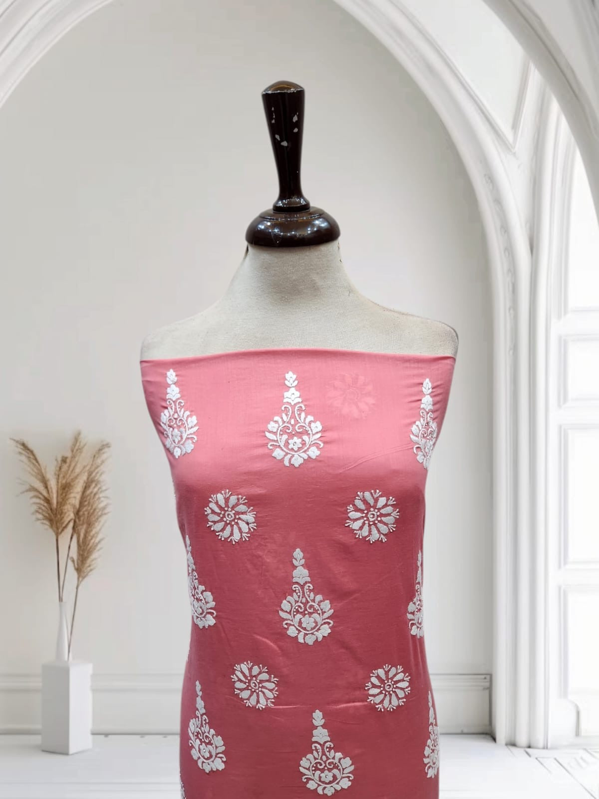 Lawn hand embroidered shirt