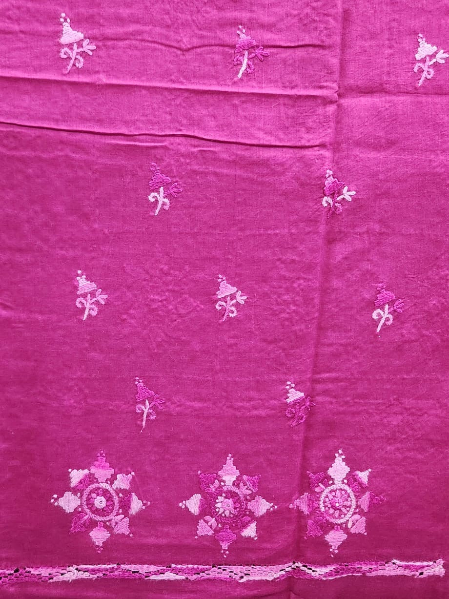 Tarkashi lawn hand embroidered shirt