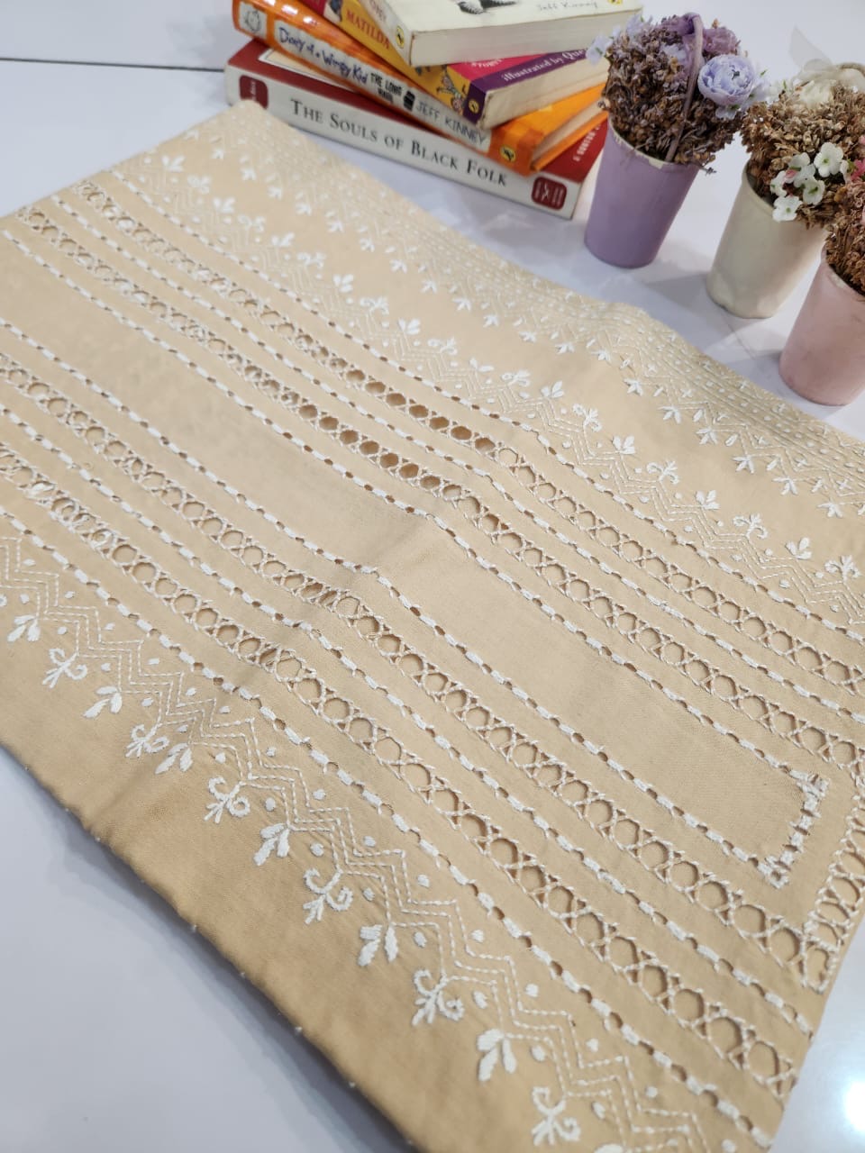 Tarkashi lawn hand embroidered