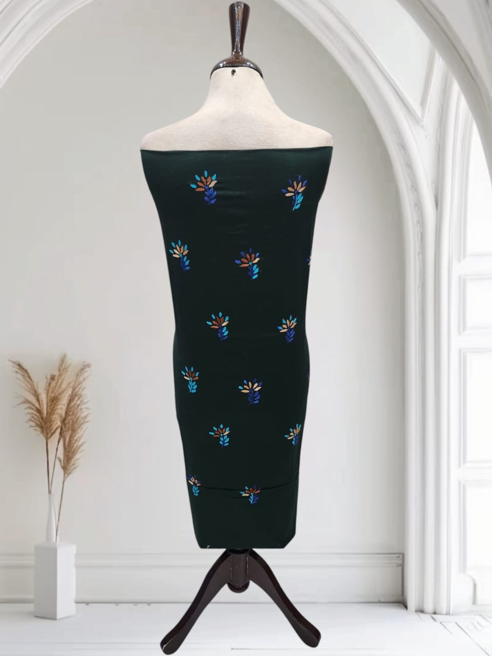 Lawn hand embroidered shirt