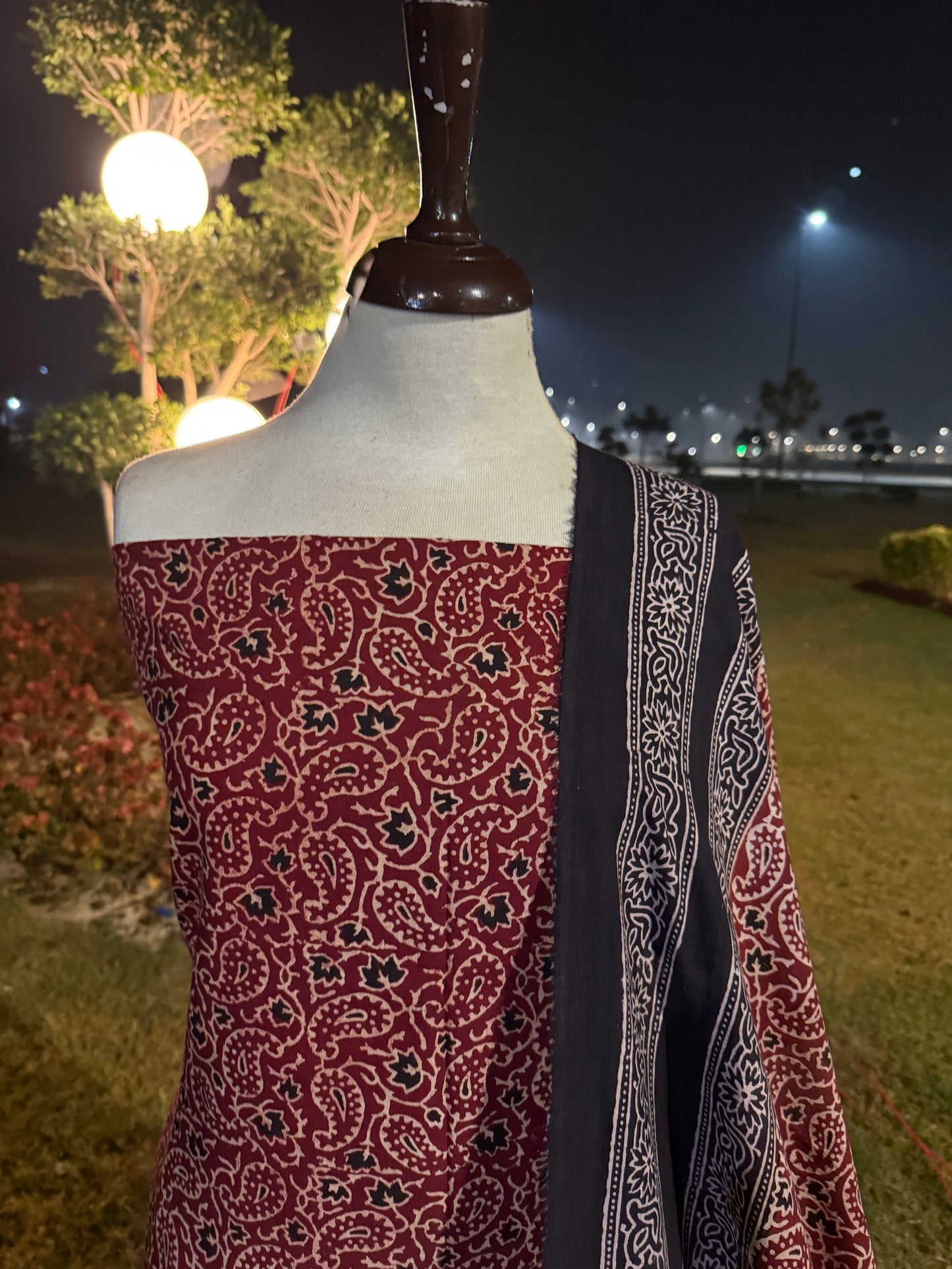 Lawn Natural dyed shirt and dupatta