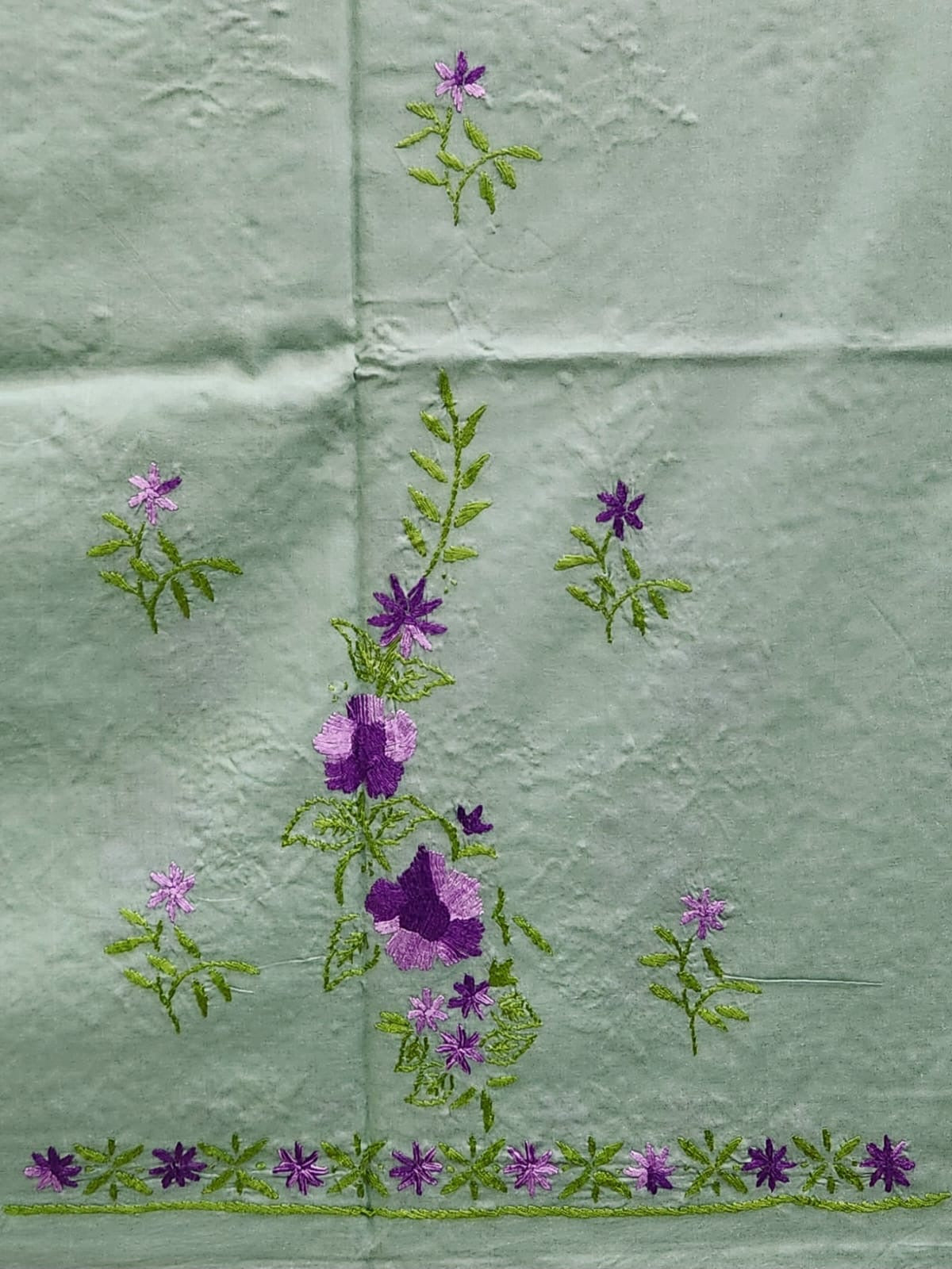Lawn hand Embroidered shirt