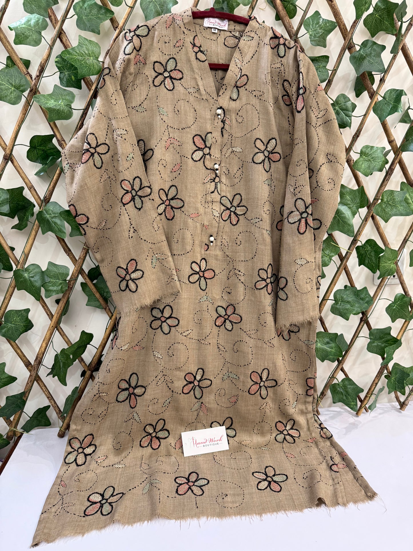Pashmina Kantha Kurta size medium