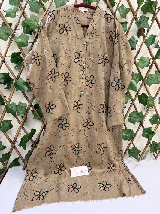 Pashmina Kantha Kurta size medium
