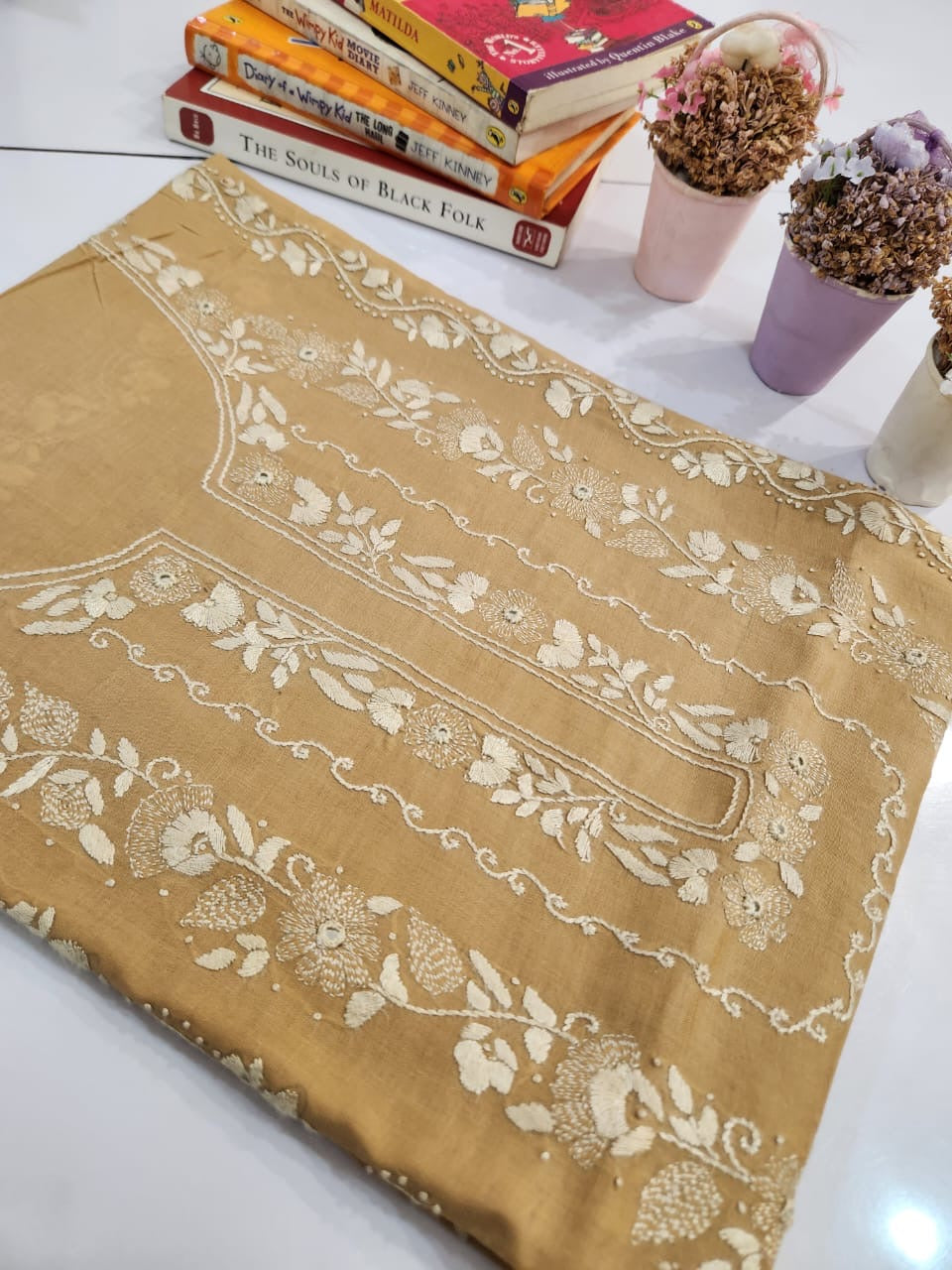 Most awaited shirt lawn hand embroidered