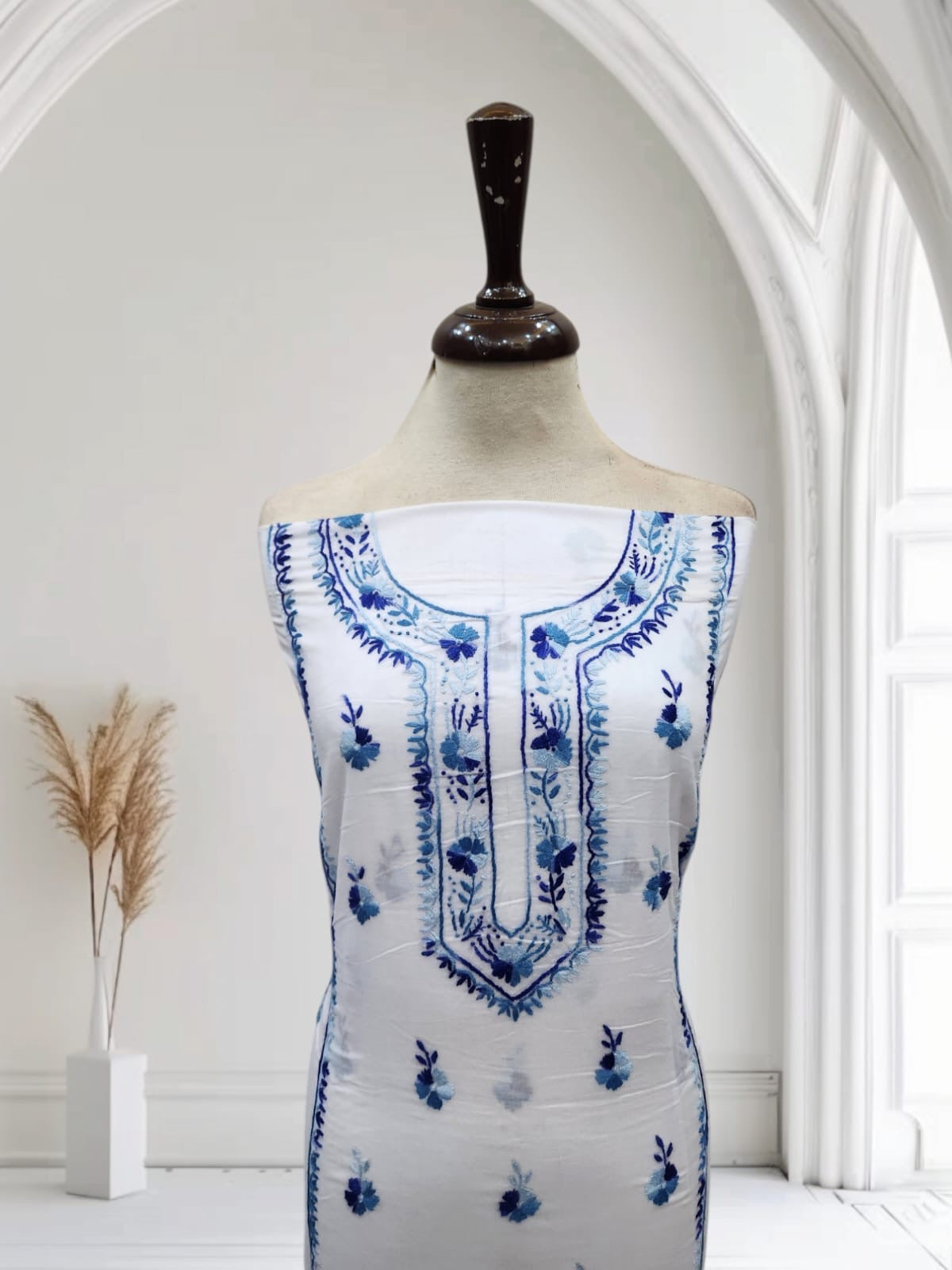 Premier style Lawn hand embroidered shirt