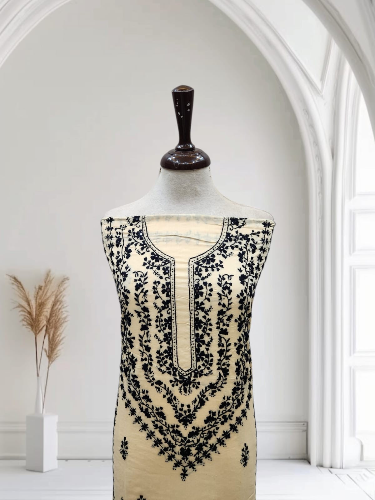 Rare Combination Lawn hand embroidered shirt