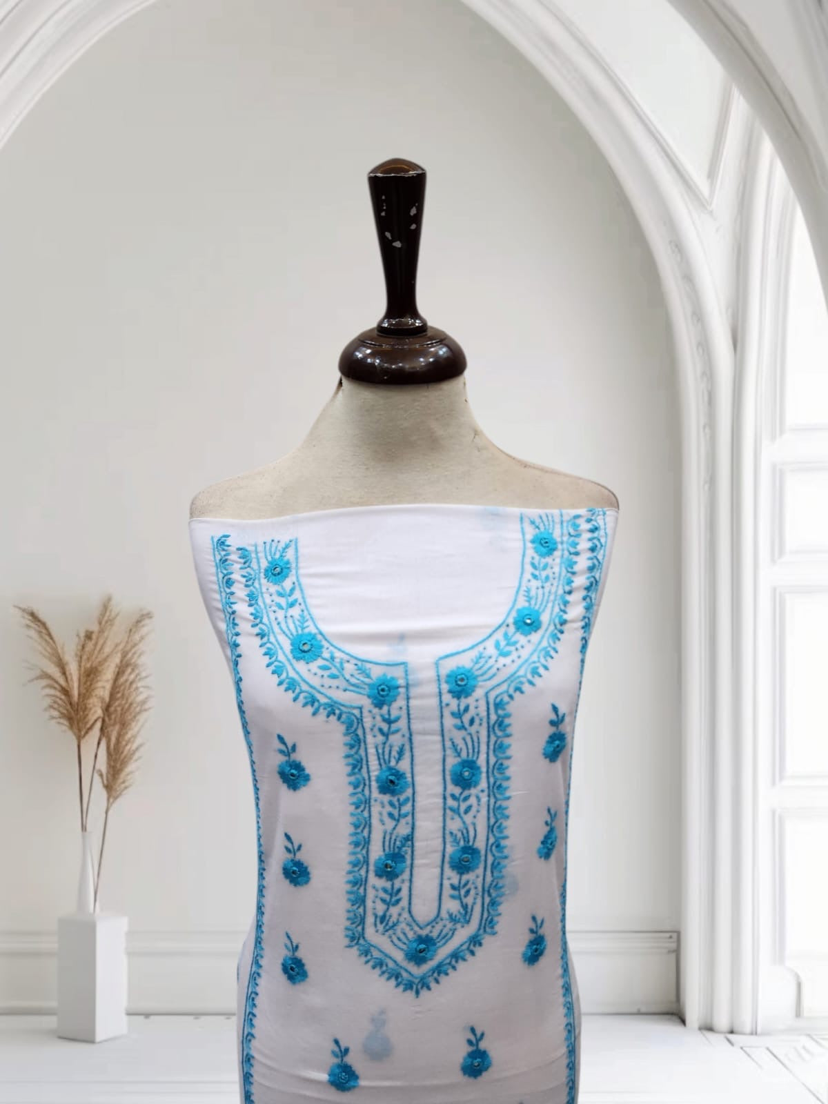 Most demanding lawn hand embroidered shirt