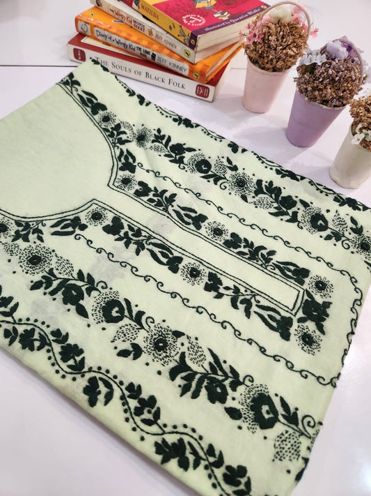 Most await lawn hand embroidered shirt
