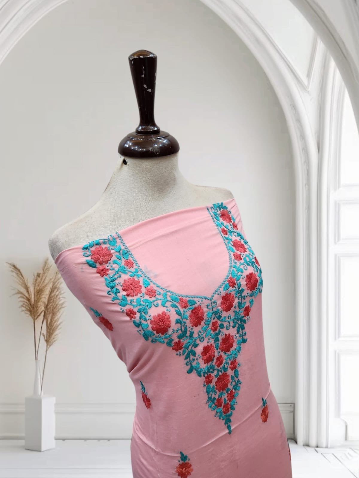 Lawn hand Embroidered shirt