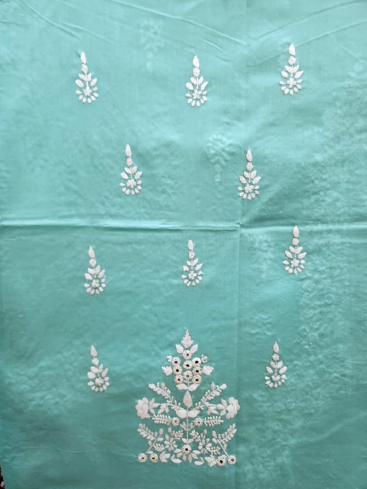 Lawn hand embroidered shirt