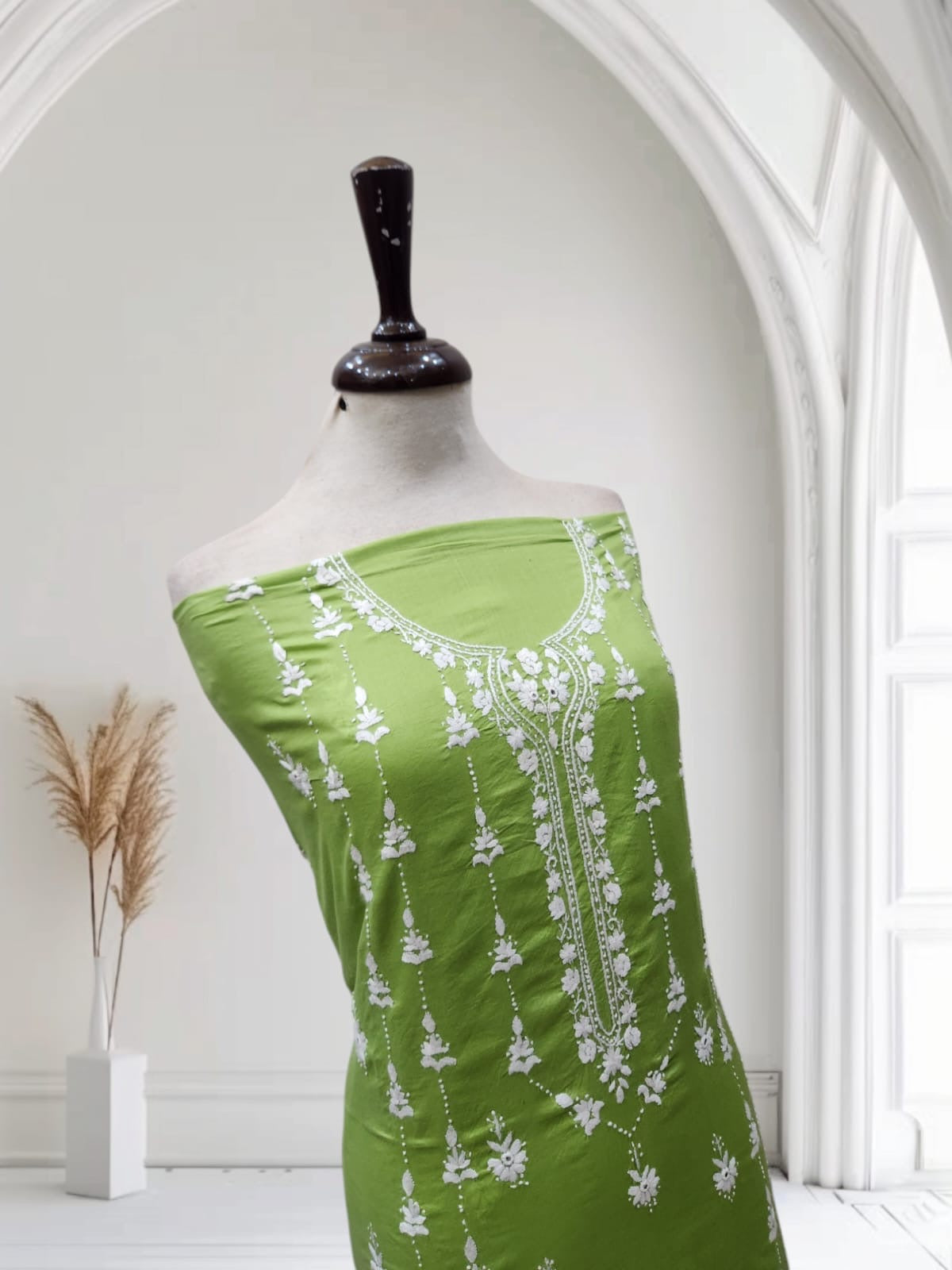 Most demanding lawn hand embroidered shirt