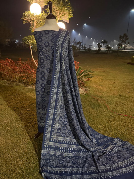 Lawn Natural dyed shirt and dupatta