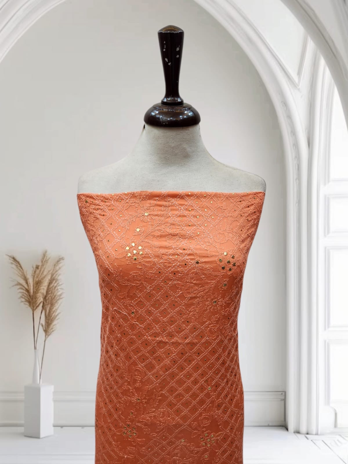 Chikankari Mukesh Lawn Shirt