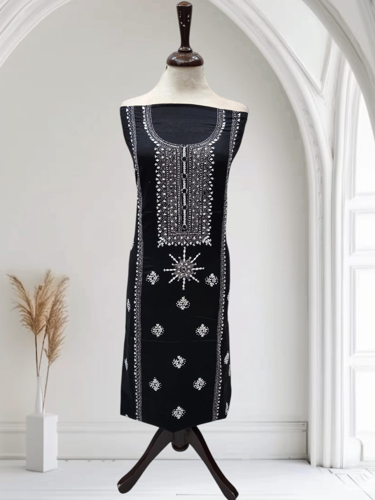 Kanthakari Lawn hand embroidered shirt