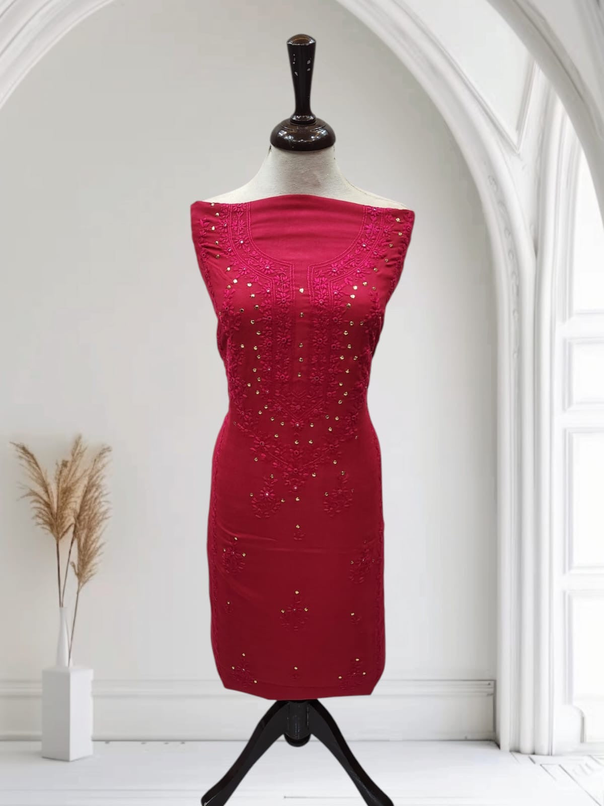 2pc Marina Tarkashi, Mukesh & Embroidery