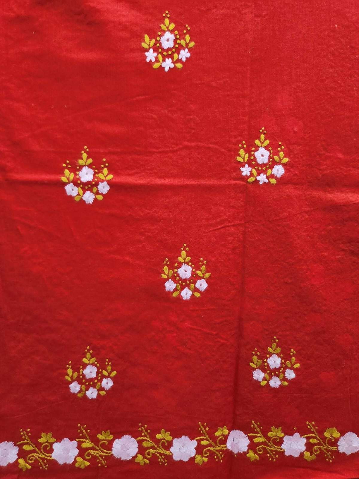 Lawn hand embroidered shirt
