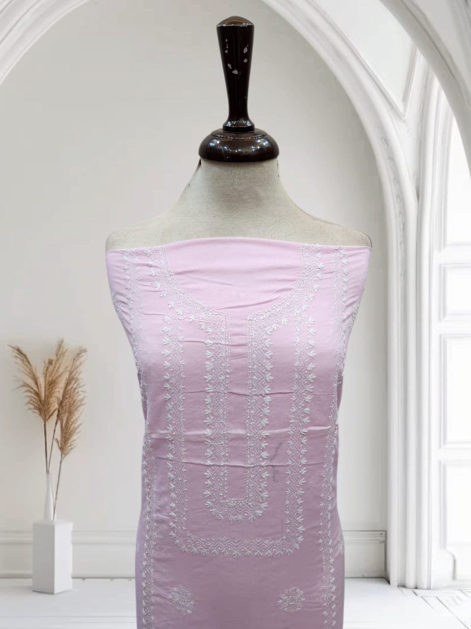 Kanthakari lawn hand embroidered shirt